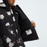 Girls' Freedom Insulated Jacket - TNF Black Winter Flowers Print