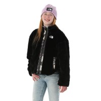 Girls' Reversible Shasta Full Zip Jacket - TNF Black Winter Flowers Print / Foil