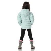 Kids' Reversible Perrito Hooded Jacket - Muted Pine