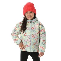 Kids' Reversible Perrito Hooded Jacket - Muted Pine