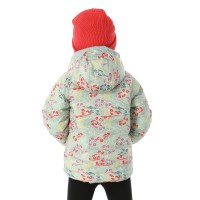 Kids' Reversible Perrito Hooded Jacket - Muted Pine