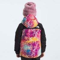 Kids' Freedom Insulated Jacket - Radiant Poppy Blowing Wind Print