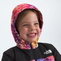 Kids' Freedom Insulated Jacket - Radiant Poppy Blowing Wind Print