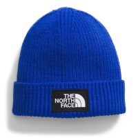 Youth TNF Box Logo Cuffed Beanie - TNF Blue