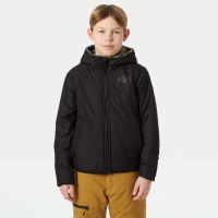 Youth Champ Reversible Jacket - Black Splash Camo Aop