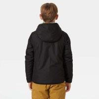 Youth Champ Reversible Jacket - Black Splash Camo Aop