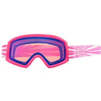 Kids Tracker 2.0 Goggle - Pink Flag Frame with Blue Amber Lens (22255104651)