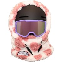 Youth MDX Over the Helmet Balaclava - Heart Pink / White