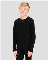 Youth 4.0 Thermafleece Expedition Weight Thermal Baselayer Two-Piece Set - Black