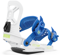 Youth Cadet Mini Snowboard Bindings - White