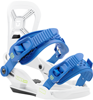 Youth Cadet Mini Snowboard Bindings - White