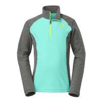 The North Face Glacier 1/4 Zip - Girl's - Mint Blue (CC23)