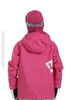 F11 Girls Servo Jacket (Crazy Pink) - Back View                                                                                                                                             
