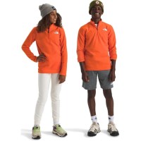 Teen Glacier 1/4 Zip Pullover - TNF Orange