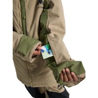 Kids' Hillslope 2L Jacket - Summit Taupe / Forest Moss