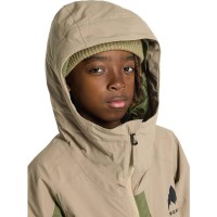 Kids' Hillslope 2L Jacket - Summit Taupe / Forest Moss