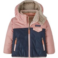 Baby Reversible Tribbles Hoody - New Navy w/ Mallow Pink (NVMA)