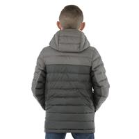 Boy's Reversible Down Sweater Hoody - Noble Grey (NGRY)