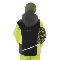 Spyder Challenger Jacket - Boy's - Black Sharp Lime