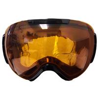 Double Lens Goggle - Black Frame w/ Amber Lens (A60)