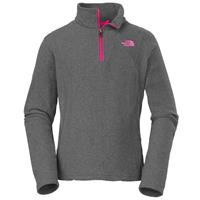 The North Face Glacier 1/4 Zip - Girl's - Zinc Grey/Pink